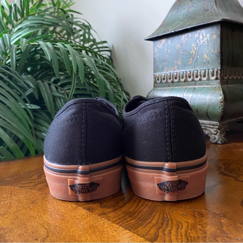 Vans Black and Brown Authentic Sneakers - Picture 10 of 13